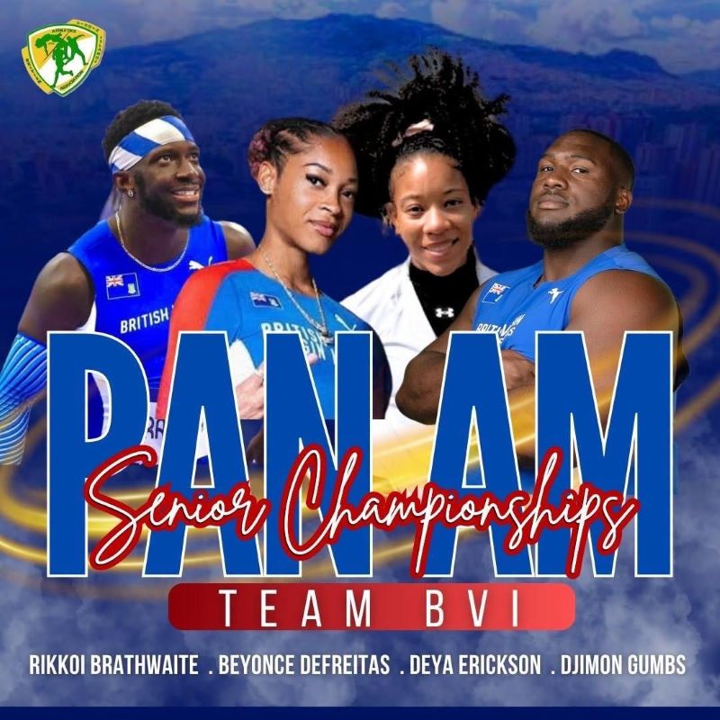 BVI Quartet Set for Historic Pan American Athletics Championships
