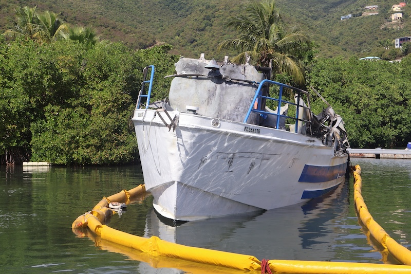 Government Probes Boat Fire at Nanny Cay Marina