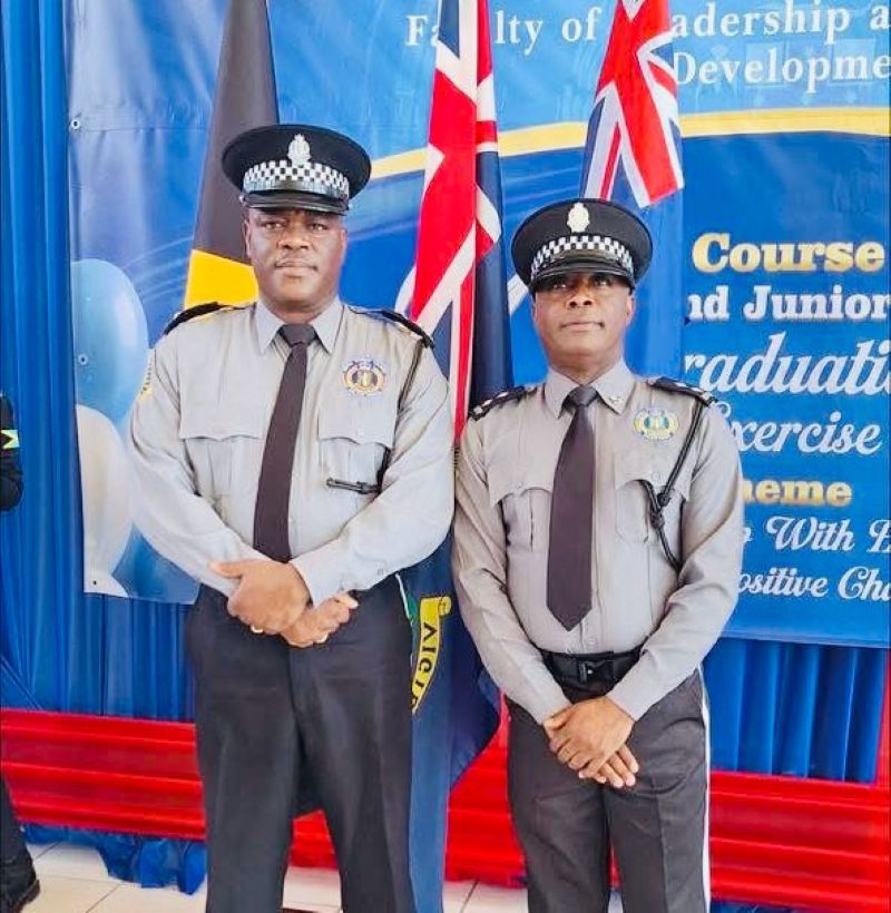 RVIPF Inspectors Complete Course in Jamaica