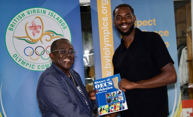 BVIOC Launches OECS Athletics Book