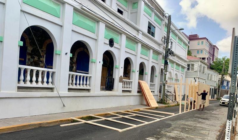 Works Restart On Old Administration Building