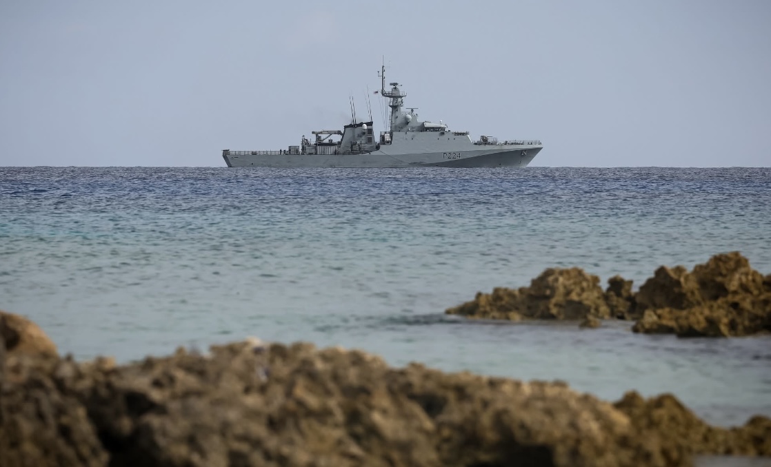 Royal Navy Vessel Visits For Hurricane Preparedness