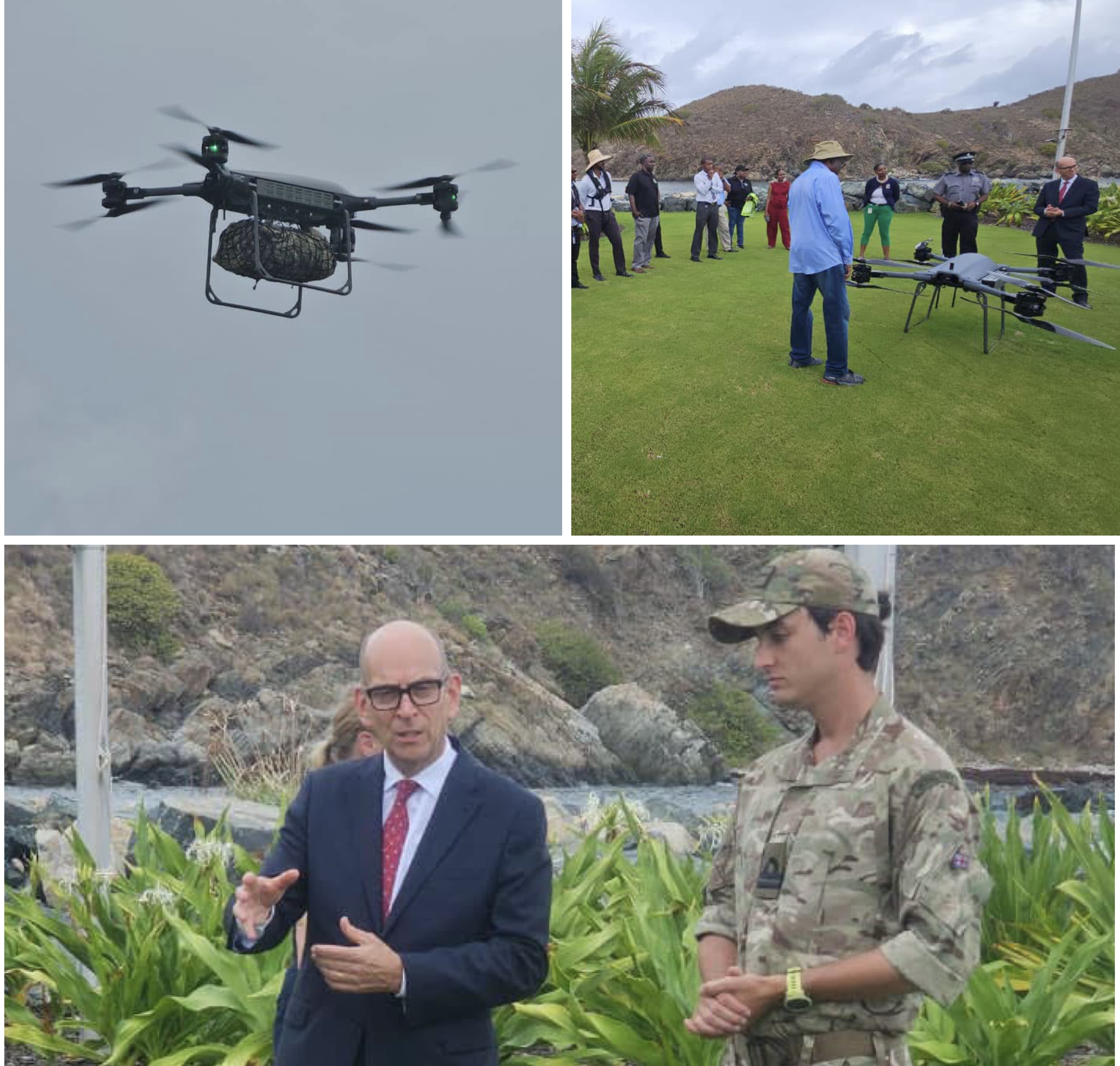 Royal Navy Drone Tested For BVI Disaster Response