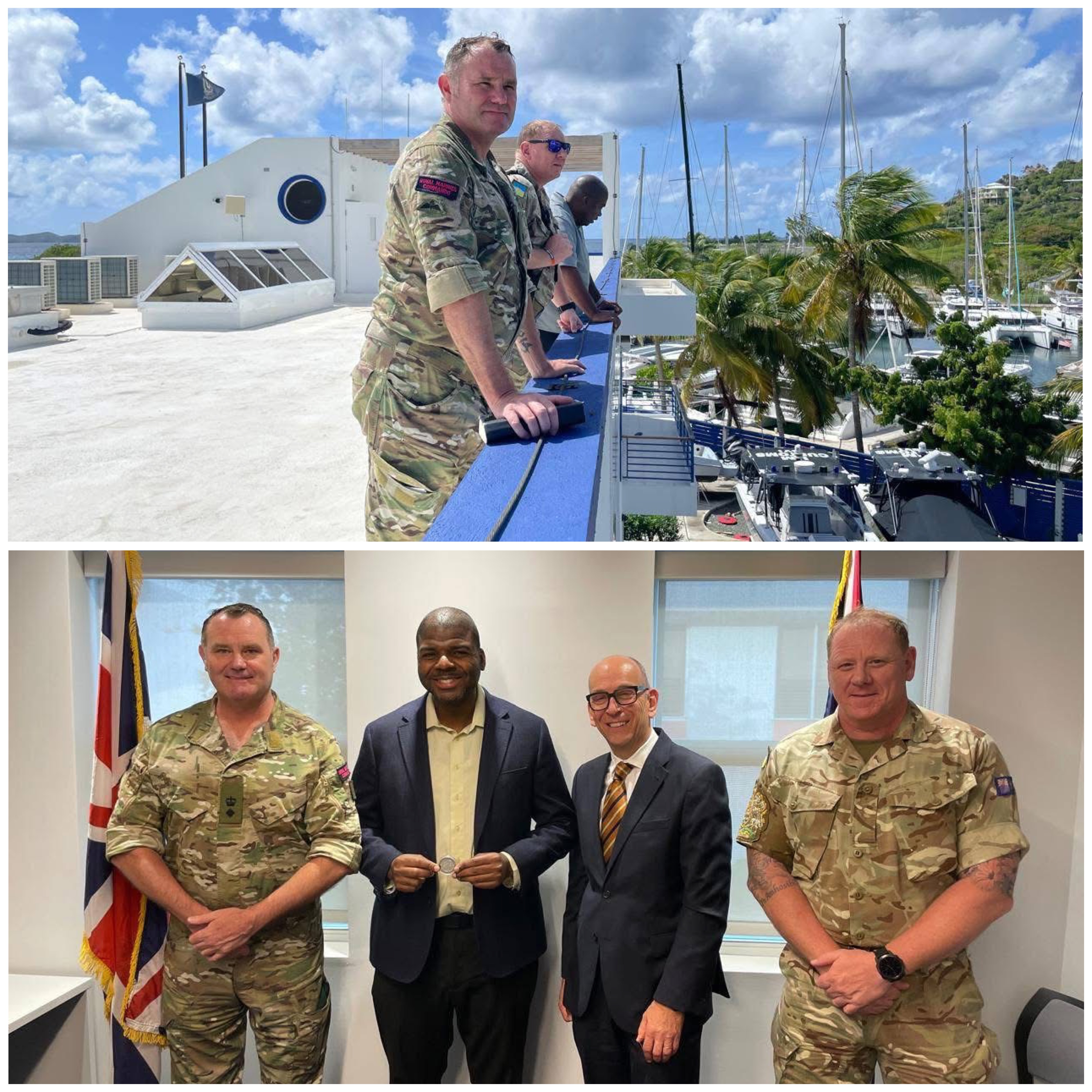 UK Defence Officials Hold Security And Disaster Preparedness Talks In BVI